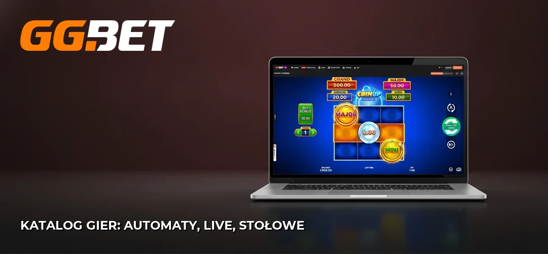 Katalog gier: automaty, live, stołowe